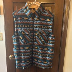 Men's Patterned Vest - Multicolor